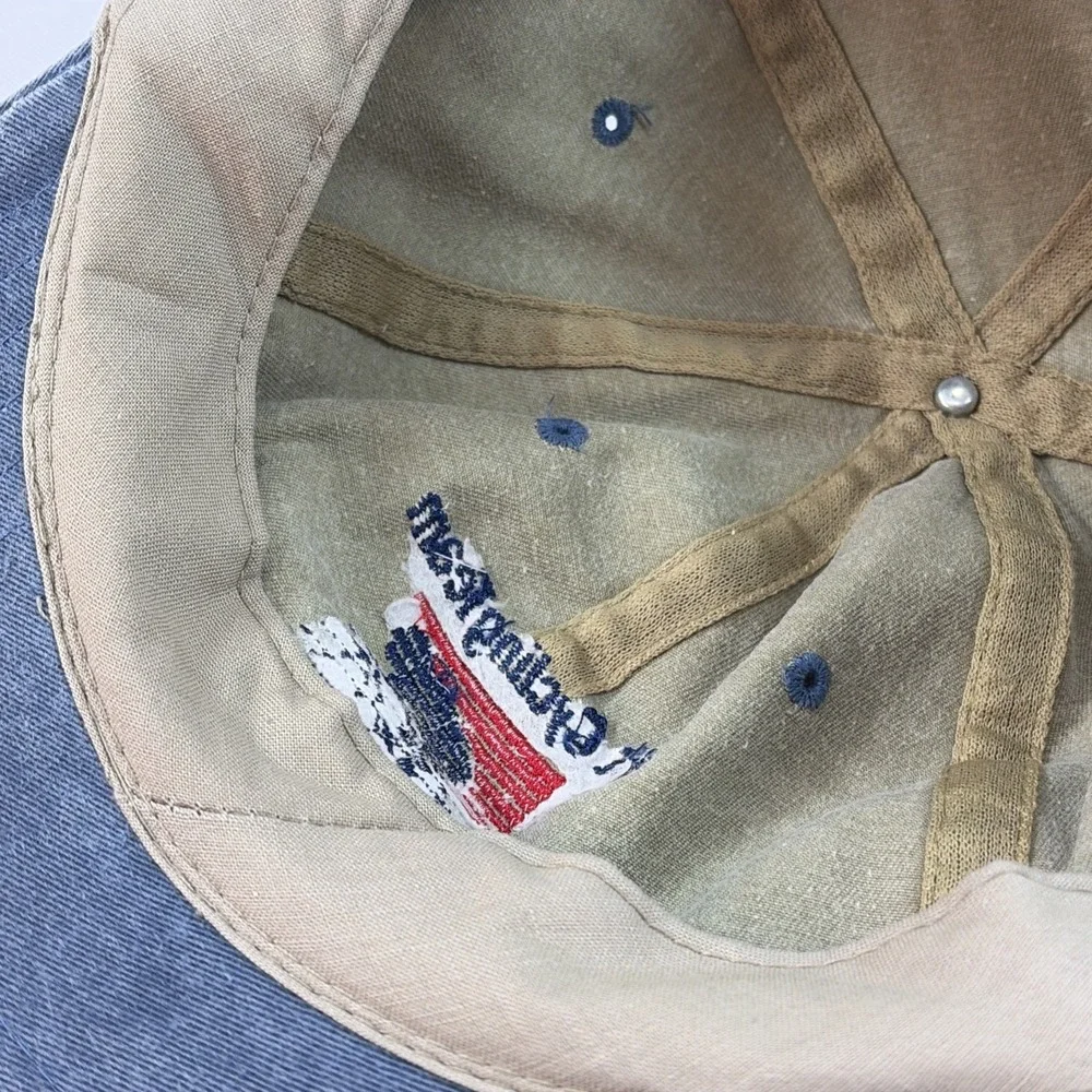 Vintage US Postal Service Cycling Team Hat Cap Bike Tour de France Khaki Dad